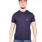 Armani Exchange Toppa con Logo Milano, Edizione Limitata T-Shirt