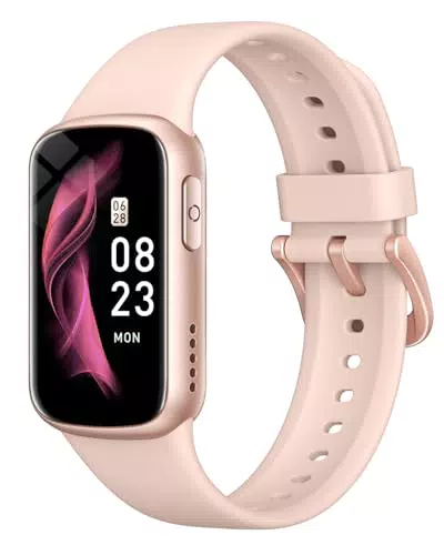Asmoda Smartband 1.47" Smartwatch con Contapassi, Cardiofrequenzimetro e SpO2