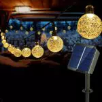 Auting Catena Luminosa Solare per Esterno, 8 Modalità di Illuminazione