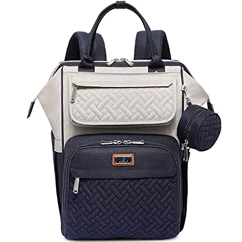 BabbleRoo Zaino per pannolini multifunzione con fasciatoio e cinghie per passeggino