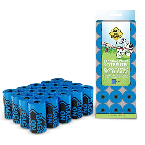 Bags on Board Sacchetti per Raccogliere i Bisogni dei Cani