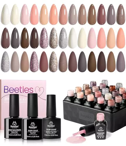 Beetles - Set di smalti UV gel per unghie, idea regalo per ragazze