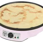 Bestron Crepiera Elettrica Retrò per Crêpes Ø 30 cm con Rivestimento Antiaderente