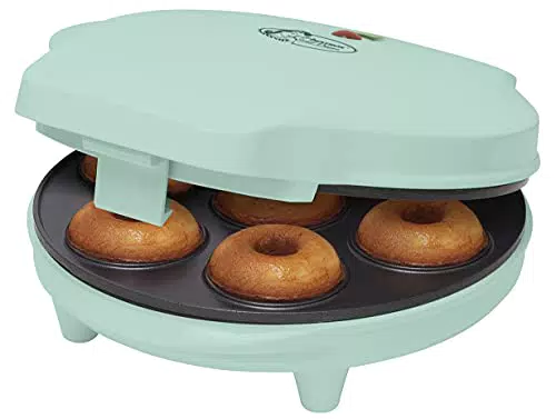 Bestron Donut Maker elettrico per ciambelle con antiaderente e indicatore luminoso
