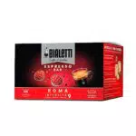 Bialetti Caffè d'Italia Roma, Capsule Compatibili 100% Alluminio, Intensità 9