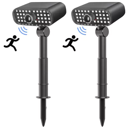 Birnetek Faretti Solari LED da Esterno con Sensore di Movimento, IP65, 3 Modalità