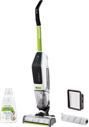 BISSELL CrossWave X7 Plus Pet - Lavapavimenti Senza Fili per Tappeti e Pavimenti