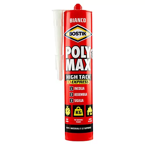 Bostik Poly Max High Tack Express D6118 - Colla di Montaggio e Sigillante Universale
