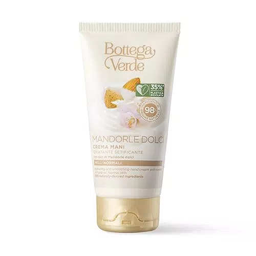 Bottega Verde Crema Mani Idratante Setificante Mandorle Dolci per Pelli Normali