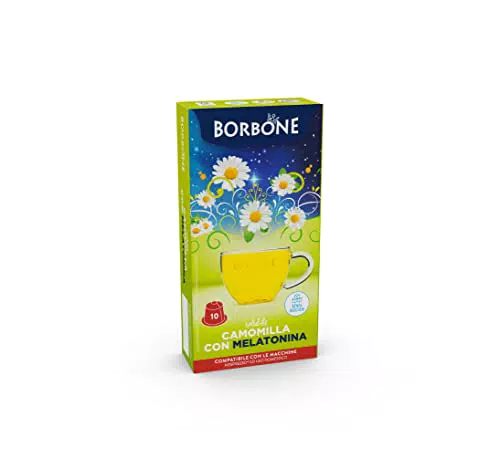 Caffè Borbone Camomilla con Melatonina Solubile - Capsule Compatibili Nespresso