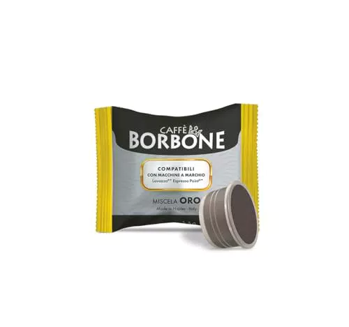 Caffè Borbone Miscela Oro - Capsule Compatibili per Macchine Lavazza Espresso Point