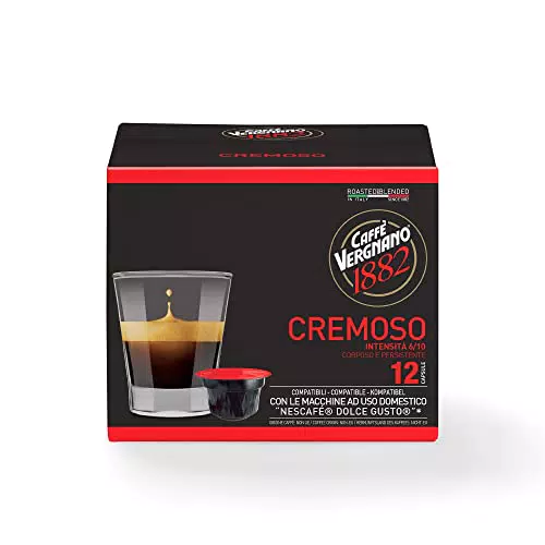 Caffè Vergnano 1882 Capsule Compatibili Nescafé Dolce Gusto Cremoso