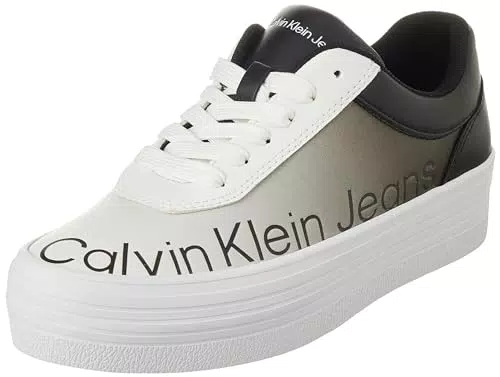 Calvin Klein Jeans Bold Vulc FLATF Low Lth - Sneaker vulcanizzate Donna