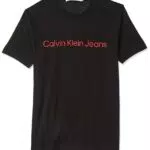Calvin Klein Jeans Maglietta Slim con Logo Istituzionale J30J322552