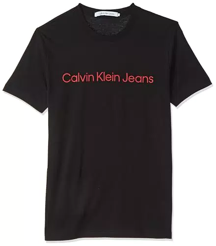 Calvin Klein Jeans Maglietta Slim con Logo Istituzionale J30J322552