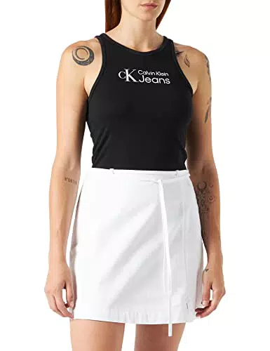 Calvin Klein Jeans Gonna Mini Svasata in Cotone J20J218950