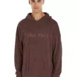 Calvin Klein Felpa con Cappuccio a Maniche Lunghe