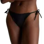 Calvin Klein Slip Bikini Sportivo Allacciatura Laterale per Donna