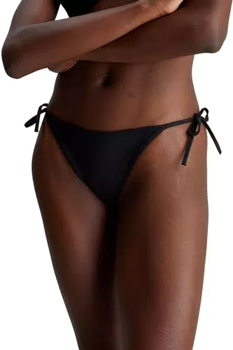 Calvin Klein Slip Bikini Sportivo Allacciatura Laterale per Donna