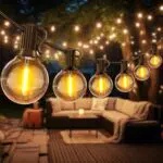 Luci da Esterno G40 - Catena Luminosa Impermeabile per Giardino e Terrazzo