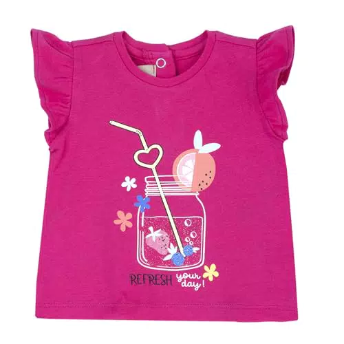 Chicco T-shirt Neonata a Maniche Corte in Morbido Cotone - Abbigliamento 0-24 Mesi