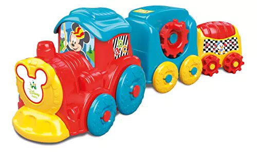 Clementoni Treno Attività Mickey & Friends per Bambini 10+ Mesi, Modello 17168