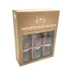 Coffret Yaourts Faits Maison: Ricette Facili ed Economiche con 6 Pot in Vetro