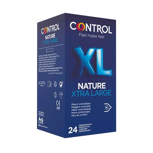 Control Nature XL Preservativi Extra Large - Sicurezza e Comfort Garantiti