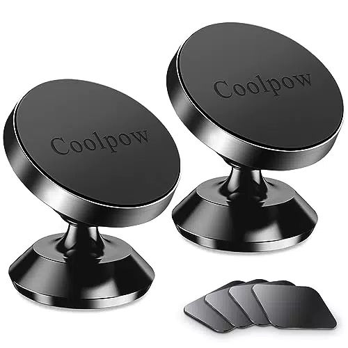 Coolpow Supporto Magnetico per Smartphone con Rotazione 360° Universale
