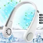 Cozzi Ventilatore da Collo Portatile 4 Velocità Ricaricabile USB 4000 mAh