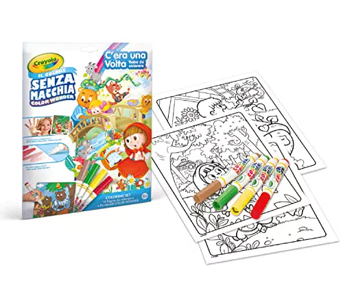 Crayola Color Wonder Set da Colorare "C'era Una Volta: Fiabe da Colorare"