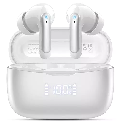 Cuffie Bluetooth 5.3 Antirumore con 4 Microfoni HD e Touch Control IP7