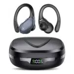 Sport Cuffie Bluetooth 5.3 con Gancio per Orecchio, Impermeabili IPX7, 60H Autonomia