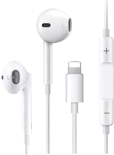 Cuffie Hi-Fi Stereo con Microfono per iPhone - Auricolari Cablati In Ear