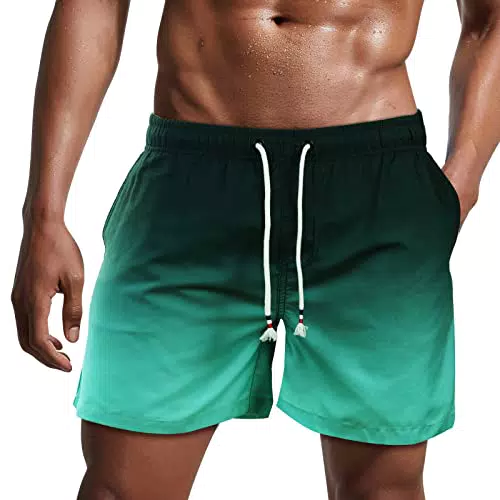 Danfiki Pantaloncini Costume da Bagno Uomo Asciugatura Veloce con Taschino
