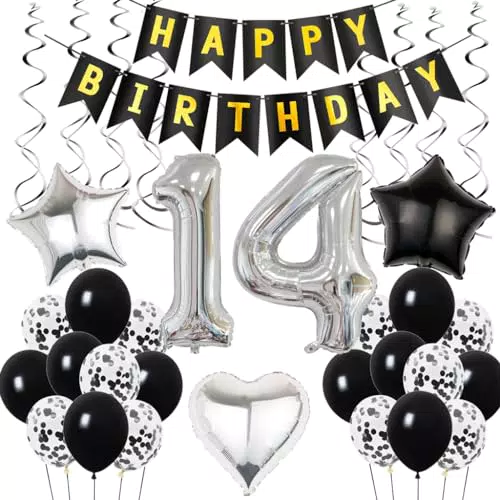 Decorazione Compleanno 14 Anni - Palloncini e Accessori per Festeggiamenti