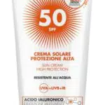 Dermolab Crema Solare Viso e Corpo SPF 50 per Pelli Delicate, Resistente all'Acqua