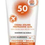 Dermolab Crema Solare Viso e Corpo SPF 50+ per Pelli Delicate, Resistente all'Acqua