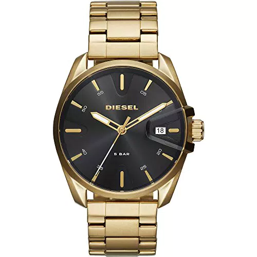 Diesel Orologio MS9 da Uomo con Movimento a Tre Lancette e Cassa in Acciaio