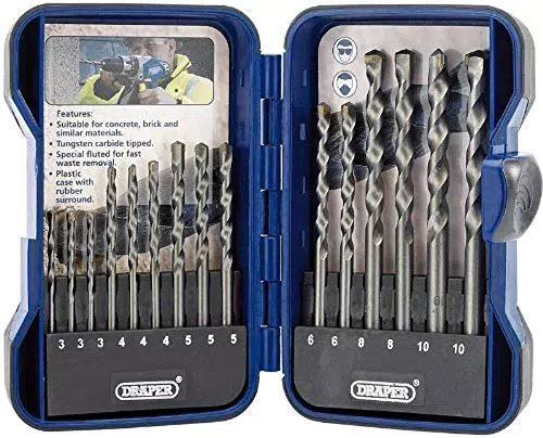 Draper Am-Tech Set Punte per Trapano Muratura 400 mm