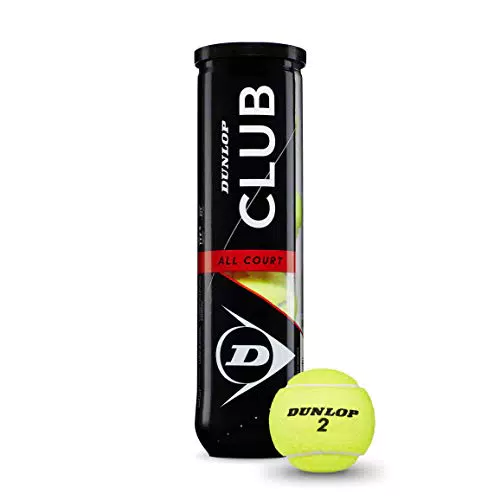 Dunlop Club Allcourt - Palline da Tennis Unisex per Adulti