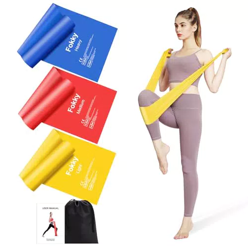 Fitness Elastici Lattice con 3 Livelli di Resistenza per Yoga e Pilates