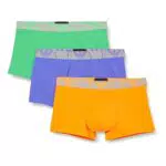 Emporio Armani Trunk Boxer Uomo Stretch Cotton Monogram - Multicolore