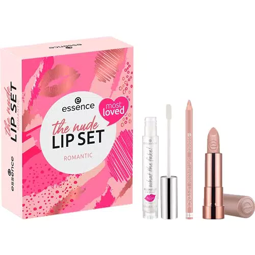 Essence Cosmetics The Nude Lip Set - Set Regalo Vegano per Donne