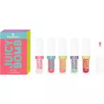 Essence Juicy Bomb - Set di oli per labbra vegani e senza microplastica