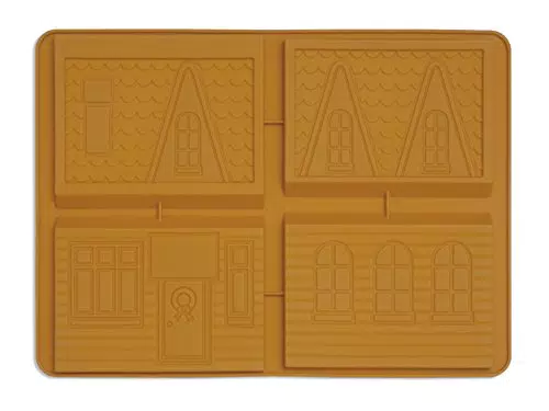 Excelsa Stampi in Silicone per Dolci Cottage 33x24x1.5 cm