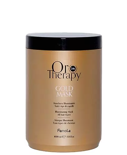 Fanola Orotherapy Gold Mask - Maschera Illuminante per Capelli