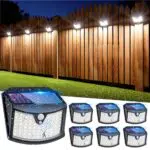 Faretto LED Solare da Esterno con Sensore di Movimento, Impermeabile IP65
