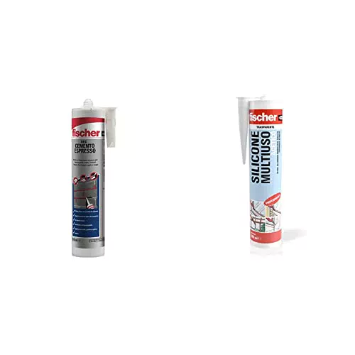 Fischer Dec Cemento Espresso - Sigillante Antimuffa per Riparazioni Interni