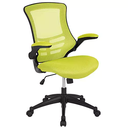 Flash Furniture Sedia da Ufficio in Rete e Materiale Espanso, Design Ergonomico